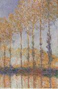 Claude Monet Poplars on the banks of the EPTE France oil painting reproduction